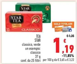 Conad TEA STAR offerta