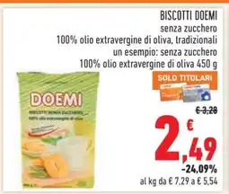 Conad Biscotti Doemi offerta
