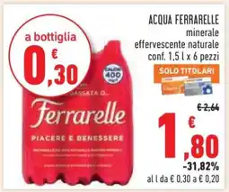 Conad Acqua Ferrarelle offerta