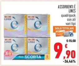 Conad Assorbenti È Lines offerta
