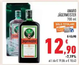 Conad Amaro Jägermeister offerta