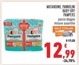 Conad Pampers Mutandino, Pannolini Baby-Dry offerta