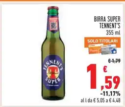 Conad Birra Super Tennent's offerta