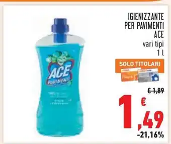 Igienizzante per Pavimenti ACE
