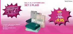 Conad SET 2 PLAID offerta