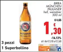 Conad BIRRA MÜNCHEN PAULANER offerta