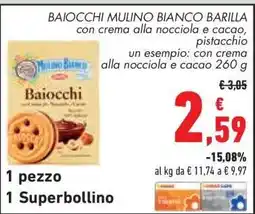 Conad Baiocchi Mulino Bianco Barilla offerta