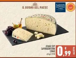 Conad Asiago DOP Sapori&Dintorni Conad offerta