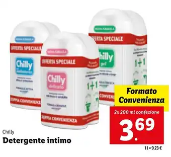 Lidl Chilly Detergente intimo 2x 200ml offerta
