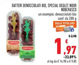 Conad Datteri denocciolati bio noberasco offerta