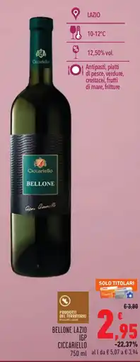 Conad Bellone Lazio IGP Ciccariello offerta