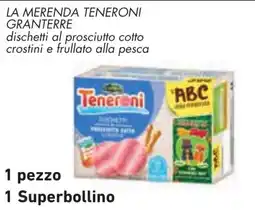 Conad Teneroni dischetti al prosciutto cotto offerta