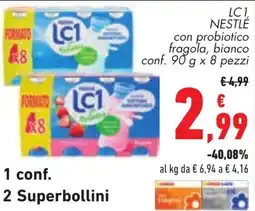 Conad Nestlé LC1 con probiotico offerta