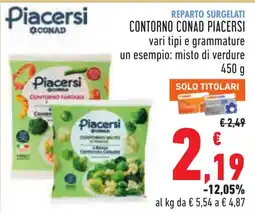 Conad Contorno Piacersi offerta