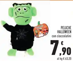 Conad Peluche Halloween con cioccolatini offerta
