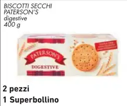 Conad Biscotti secchi Paterson's digestive offerta