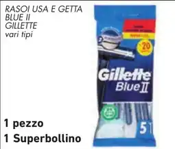 Conad Rasoi usa e getta Gillette Blue II offerta