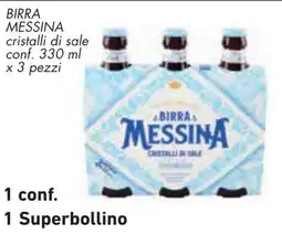 Conad Birra Messina cristalli di sale offerta