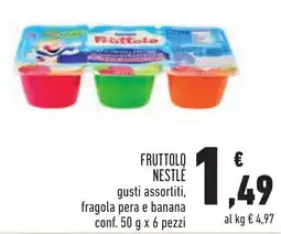 Conad Fruttolo Nestlé offerta