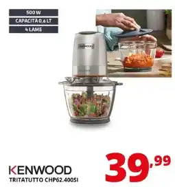 Comet Kenwood Tritatutto CHP62.400SI offerta