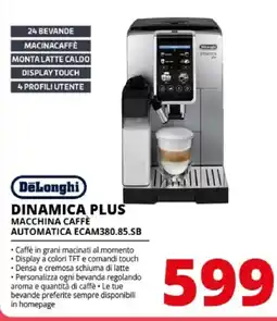 Comet DeLonghi Dinamica Plus macchina caffè automatica offerta