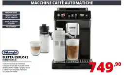 Comet DeLonghi Eletta Explore offerta