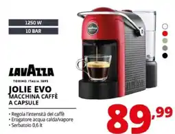 Comet Lavazza Jolie Evo macchina caffè a capsule offerta