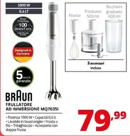 Comet Braun frullatore ad immersione MQ7035I offerta