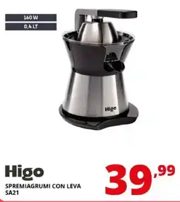 Comet Higo spremiagrumi con leva offerta