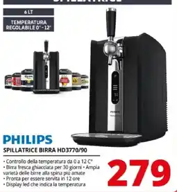 Comet Philips spillatrice birra HD3770/90 offerta