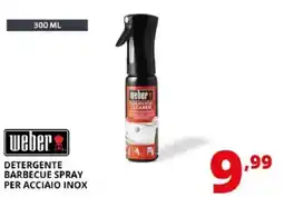 Comet Weber detergente barbecue spray per acciaio inox offerta