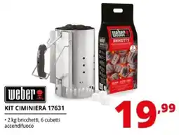 Comet Weber kit ciminiera offerta