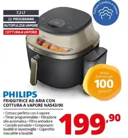 Comet Philips friggitrice ad aria con cottura a vapore offerta