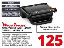 Comet Moulinex bistecchiera intelligente optigrill gi717810 offerta