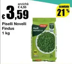 Sì con te Supermercati Piselli Novelli Findus offerta