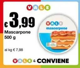 Sì con te Supermercati Mascarpone Vale offerta