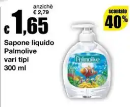 Sì con te Supermercati Sapone liquido Palmolive offerta