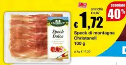 Sì con te Supermercati Speck Dolce Christianell offerta