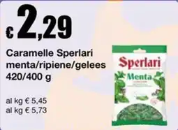 Sì con te Supermercati Caramelle Sperlari Menta offerta