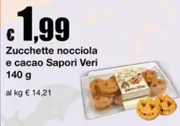 Sì con te Supermercati Zucchette nocciola e cacao Saporiveri offerta