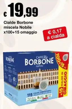 Sì con te Supermercati Cialde Borbone miscela Nobile offerta