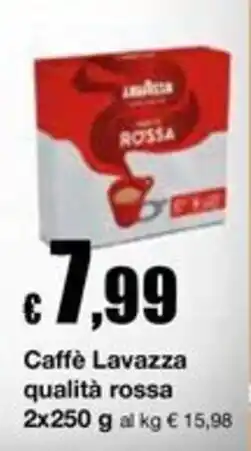 Sì con te Supermercati Caffè Lavazza qualità rossa offerta