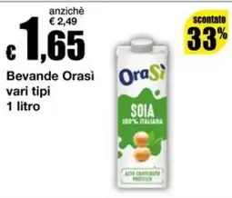Sì con te Supermercati Bevande Orasi offerta