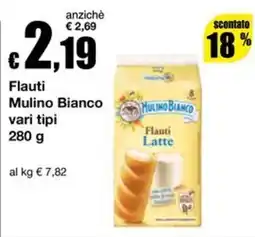 Sì con te Supermercati Flauti Mulino Bianco offerta