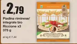 Sì con te Piadina riminese integrale bio Riccione offerta