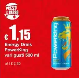 Sì con te Supermercati Energy Drink PowerKing offerta