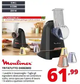 Comet Moulinex Tritatutto DK8638E0 offerta