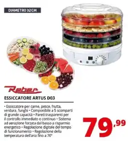 Comet Reber Essiccatore Artus D03 offerta