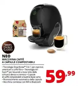 Comet Nescafe Dolce Gusto Neo Macchina Caffè a Capsule Compostabili offerta