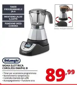 Comet Moka elettrica DeLonghi offerta